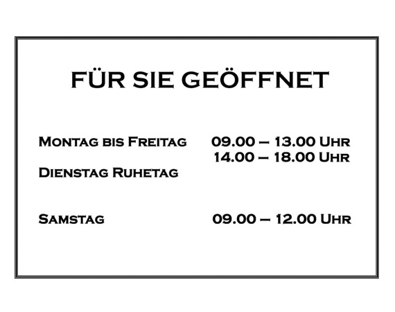Winter Öffnungszeiten