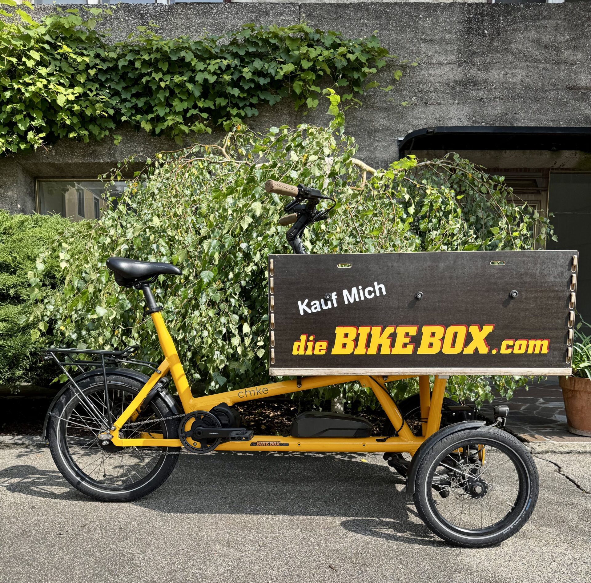 E-Lastenrad mieten & kaufen bei Die Bike Box in Hall in Tirol / Rent a cargo-bike