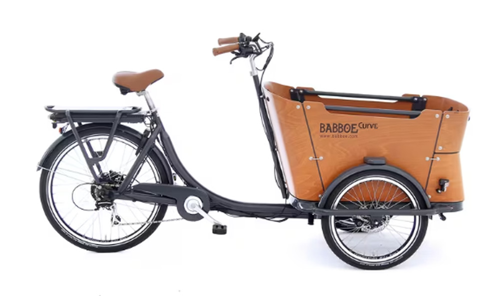 Babboe E-Curve Mountain – das Lastenrad für Familie & Alltag